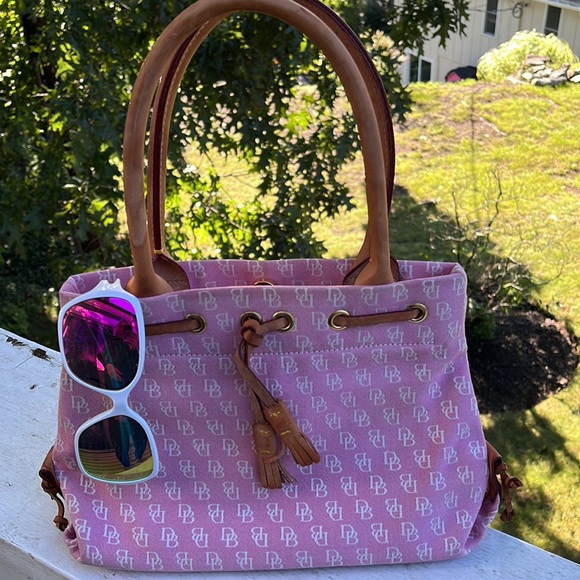 Dooney & Bourke Pink Mini Tassel Tote - Picture 4 of 8